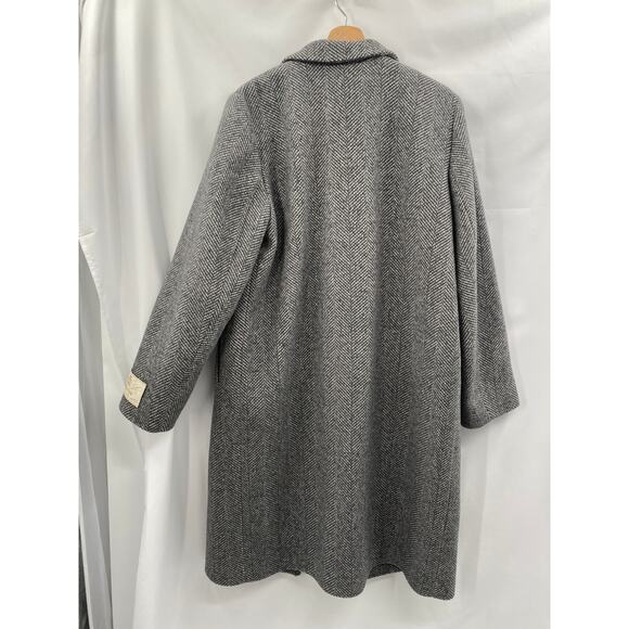 Babaton L The Stedman Coat - Soft Wool Cashmere herringbn grey/white - Picture 8 of 14
